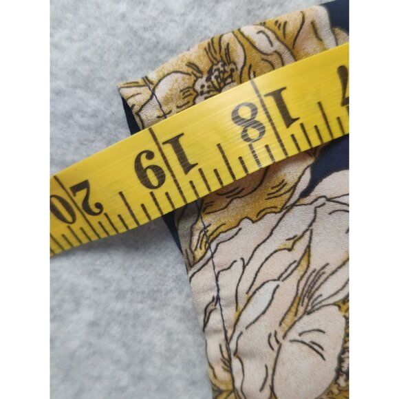 Tacera Women's Navy Blue Hi- Low Floral Top Size XL - Picture 8 of 9